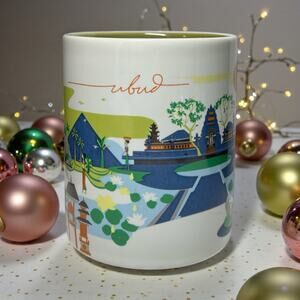 Starbucks Bali Indonesia Series Mug 2015 16oz Landscape Coffee Cup EUC